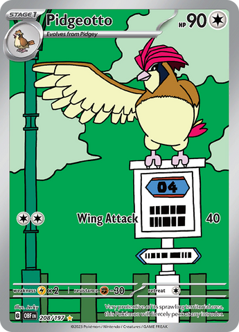 Pidgeotto (208/197) [Scarlet & Violet: Obsidian Flames] - The Mythic Store | 24h Order Processing