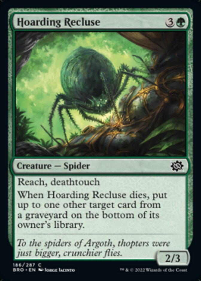 Hoarding Recluse [The Brothers' War] - The Mythic Store | 24h Order Processing