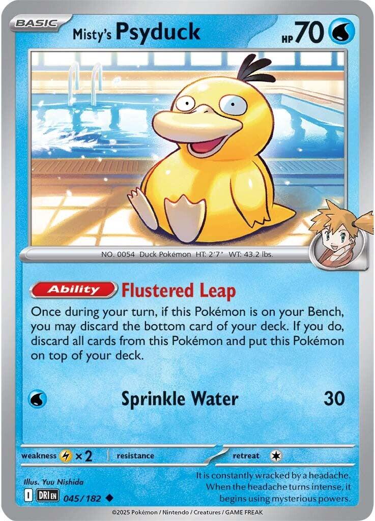 Misty's Psyduck (045/182) [Scarlet & Violet: Destined Rivals] - The Mythic Store | 24h Order Processing