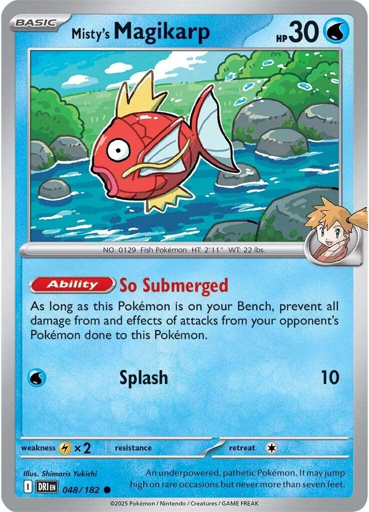 Misty's Magikarp (048/182) [Scarlet & Violet: Destined Rivals] - The Mythic Store | 24h Order Processing