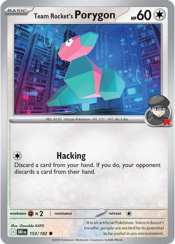 Team Rocket's Porygon (153/182) [Scarlet & Violet: Destined Rivals] - The Mythic Store | 24h Order Processing