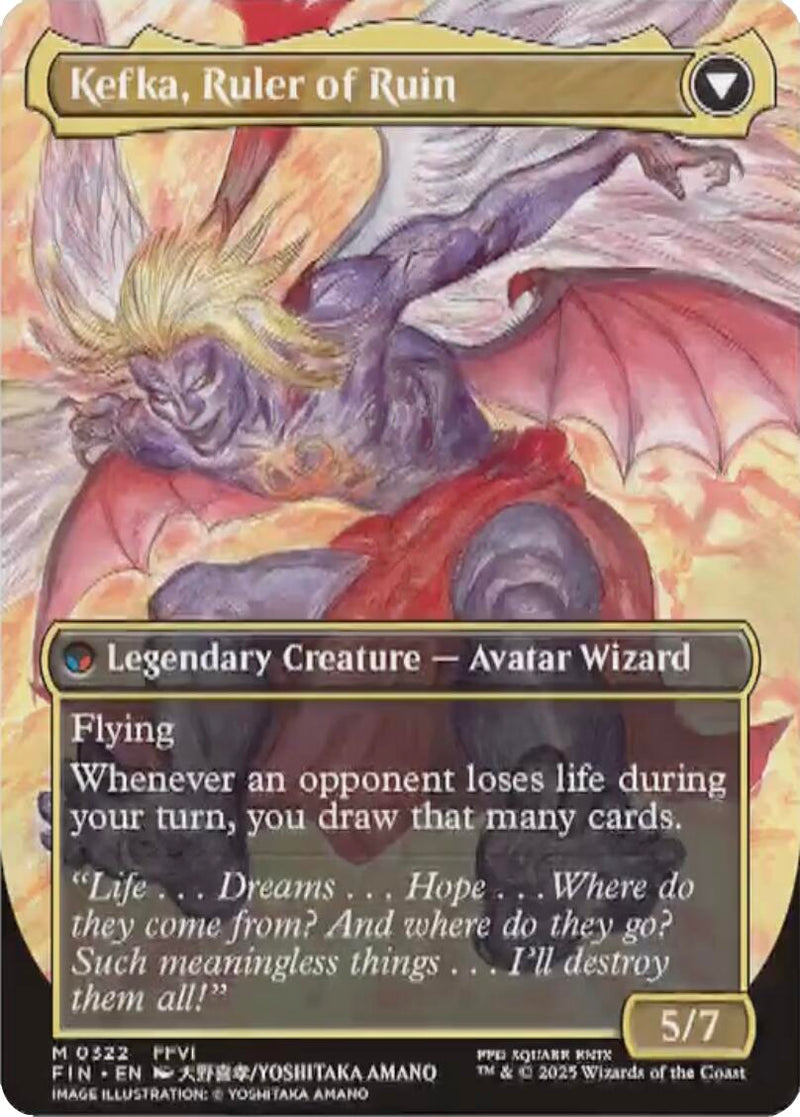 Kefka, Court Mage // Kefka, Ruler of Ruin (Borderless) (0322) [FINAL FANTASY] - The Mythic Store | 24h Order Processing