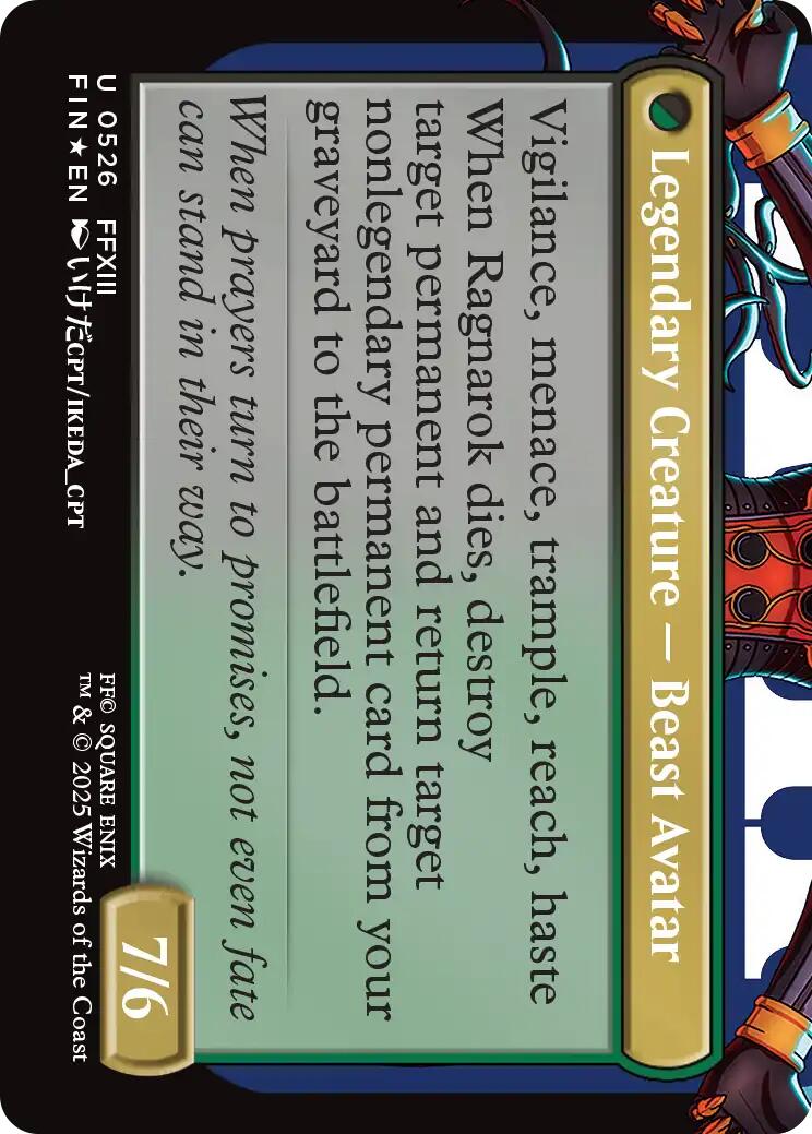 Fang, Fearless l'Cie (Borderless) (Surge Foil) [FINAL FANTASY] - The Mythic Store | 24h Order Processing