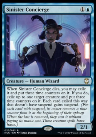Sinister Concierge (Promo Pack) [Streets of New Capenna Commander Promos] - The Mythic Store | 24h Order Processing