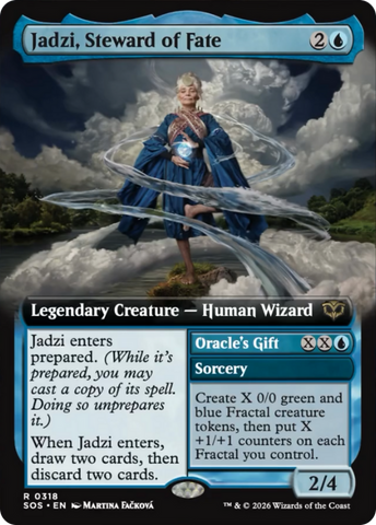 Jadzi, Steward of Fate (Extended Art) [Secrets of Strixhaven] - The Mythic Store | 24h Order Processing