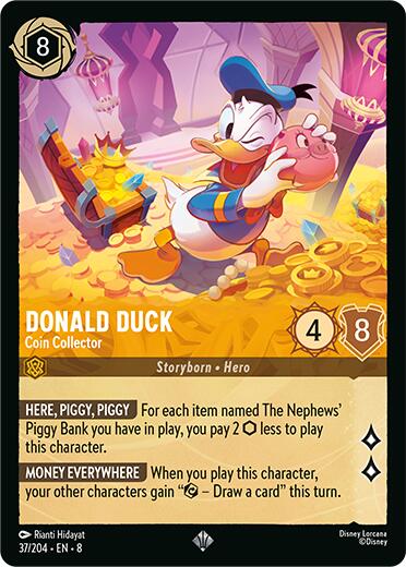 Donald Duck - Coin Collector (37/204) [Reign of Jafar] - The Mythic Store | 24h Order Processing