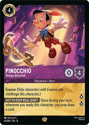 Pinocchio - Strings Attached (61/204) [Reign of Jafar] - The Mythic Store | 24h Order Processing