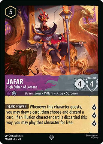Jafar - High Sultan of Lorcana (74/204) [Reign of Jafar] - The Mythic Store | 24h Order Processing