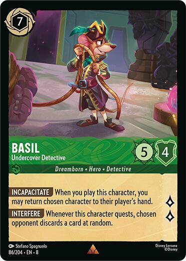 Basil - Undercover Detective (86/204) [Reign of Jafar] - The Mythic Store | 24h Order Processing