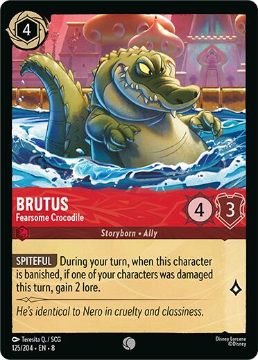Brutus - Fearsome Crocodile (125/204) [Reign of Jafar] - The Mythic Store | 24h Order Processing