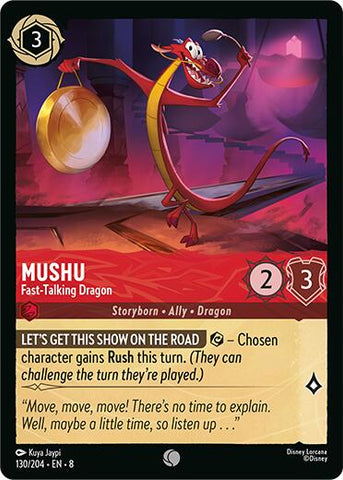 Mushu - Fast-Talking Dragon (130/204) [Reign of Jafar] - The Mythic Store | 24h Order Processing