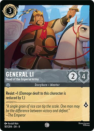 General Li - Head of the Imperial Army (187/204) [Reign of Jafar] - The Mythic Store | 24h Order Processing