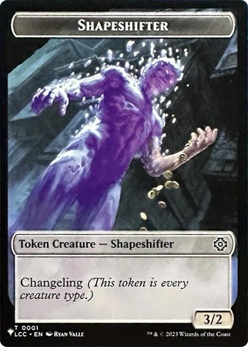 Shapeshifter // Cat Double-Sided Token [Secret Lair Drop Series] - The Mythic Store | 24h Order Processing