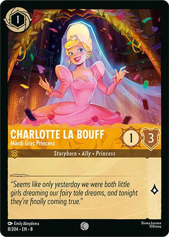 Charlotte La Bouff - Madri Gras Princess (8/204) [Reign of Jafar] - The Mythic Store | 24h Order Processing