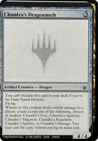 Chandra's Dragonmech [Unknown Event] - The Mythic Store | 24h Order Processing