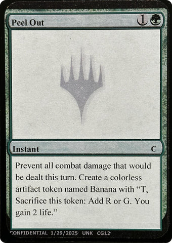 Peel Out [Unknown Event] - The Mythic Store | 24h Order Processing