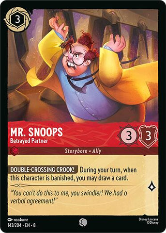 Mr. Snoops - Betrayed Partner (143/204) [Reign of Jafar] - The Mythic Store | 24h Order Processing