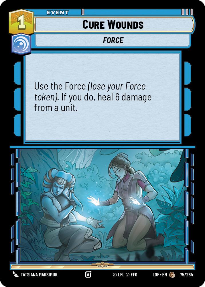 Cure Wounds (75/264) (75/264) [Legends of the Force] - The Mythic Store | 24h Order Processing