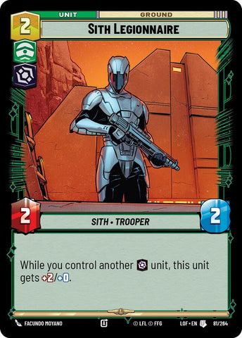 Sith Legionnaire (81/264) (81/264) [Legends of the Force] - The Mythic Store | 24h Order Processing