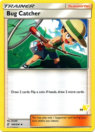 Bug Catcher (189/236) (Pikachu Stamp #44) [Battle Academy 2020] - The Mythic Store | 24h Order Processing