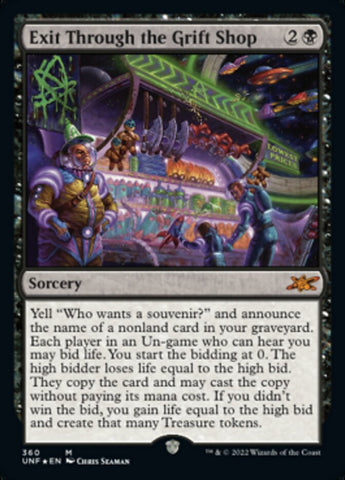 Exit Through the Grift Shop (Galaxy Foil) [Unfinity] - The Mythic Store | 24h Order Processing
