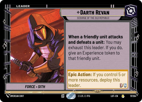 Darth Revan - Scourge of the Old Republic (017/264) (017/264) [Legends of the Force] - The Mythic Store | 24h Order Processing