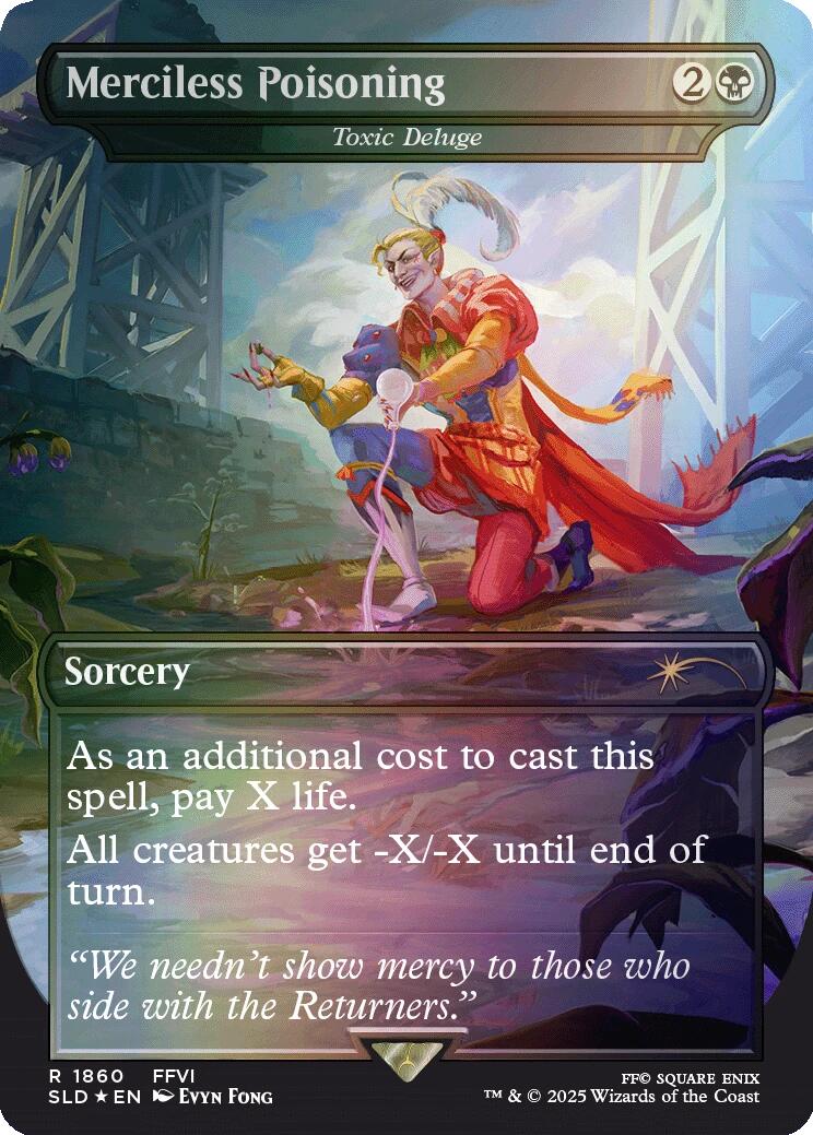 Merciless Poisoning - Toxic Deluge (Rainbow Foil) [Secret Lair Drop Series] - The Mythic Store | 24h Order Processing