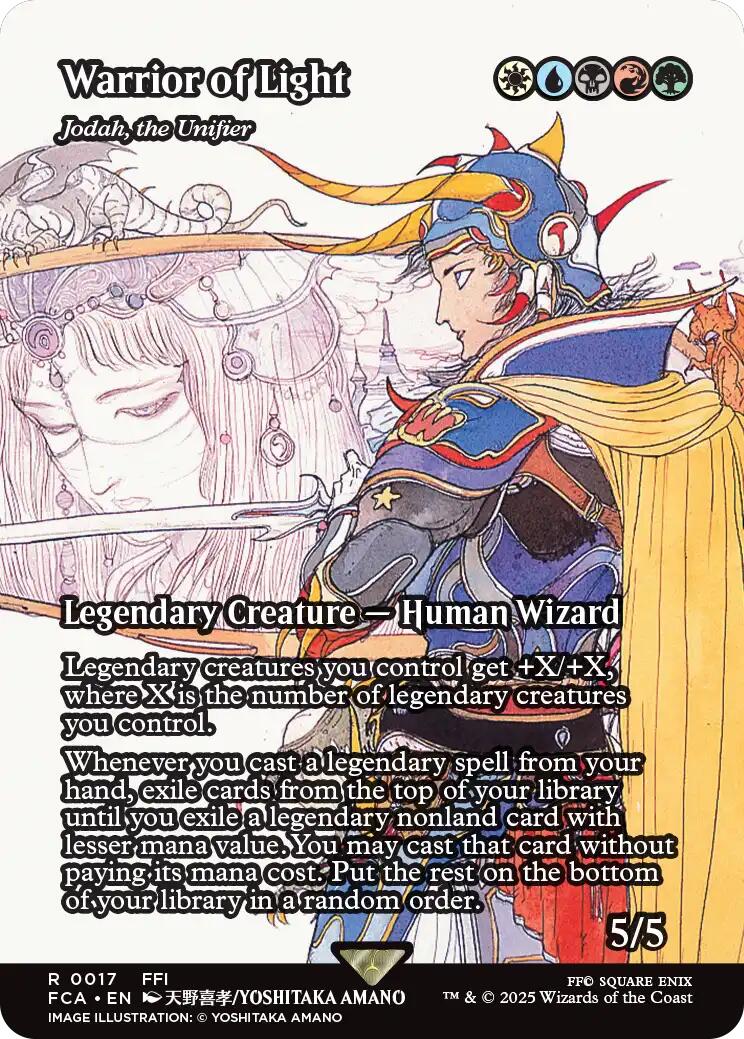 Warrior of Light - Jodah, the Unifier (Showcase) [FINAL FANTASY : Through the Ages] - The Mythic Store | 24h Order Processing