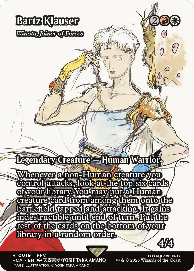 Bartz Klauser - Winota, Joiner of Forces (Showcase) [FINAL FANTASY : Through the Ages] - The Mythic Store | 24h Order Processing