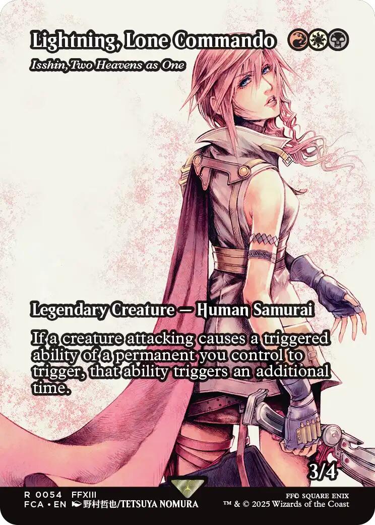 Lightning, Lone Commando - Isshin, Two Heavens as One (Showcase) [FINAL FANTASY : Through the Ages] - The Mythic Store | 24h Order Processing