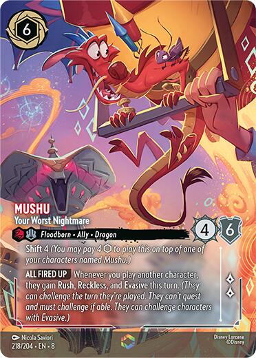 Mushu - Your Worst Nightmare (Enchanted) (218/204) [Reign of Jafar] - The Mythic Store | 24h Order Processing