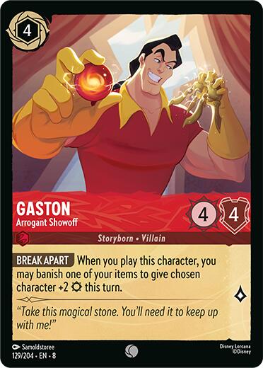 Gaston - Arrogant Showoff (129/204) [Reign of Jafar] - The Mythic Store | 24h Order Processing