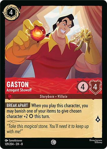 Gaston - Arrogant Showoff (129/204) [Reign of Jafar] - The Mythic Store | 24h Order Processing
