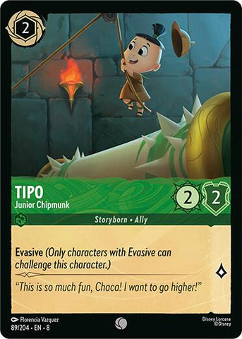 Tipo - Junior Chipmunk (89/204) [Reign of Jafar] - The Mythic Store | 24h Order Processing