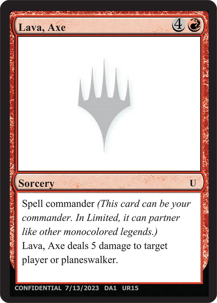 Lava, Axe [Mystery Booster] - The Mythic Store | 24h Order Processing