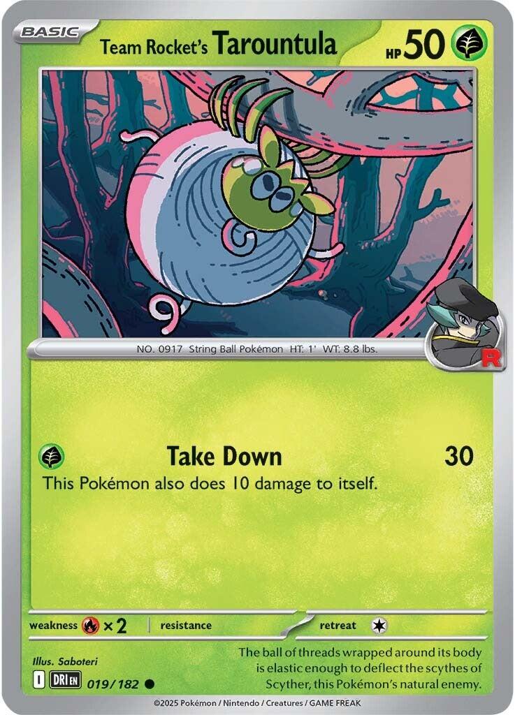 Team Rocket's Tarountula (019/182) [Scarlet & Violet: Destined Rivals] - The Mythic Store | 24h Order Processing