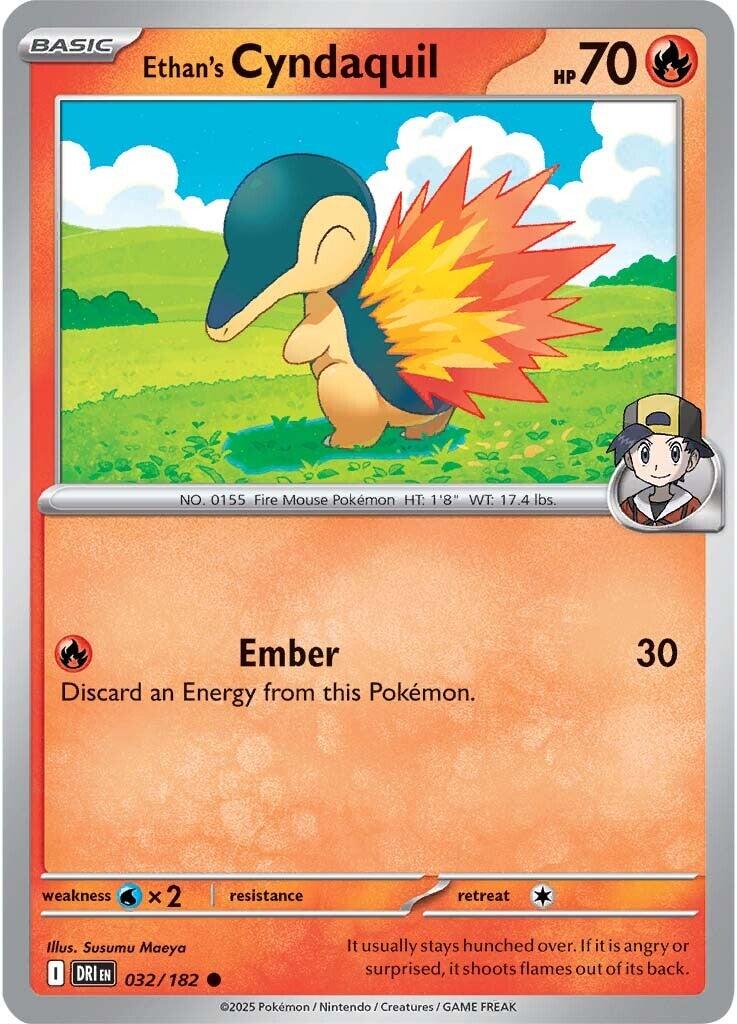 Ethan's Cyndaquil (032/182) [Scarlet & Violet: Destined Rivals] - The Mythic Store | 24h Order Processing