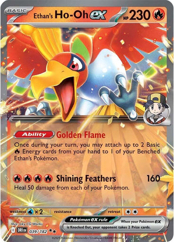 Ethan's Ho-Oh ex (039/182) [Scarlet & Violet: Destined Rivals] - The Mythic Store | 24h Order Processing