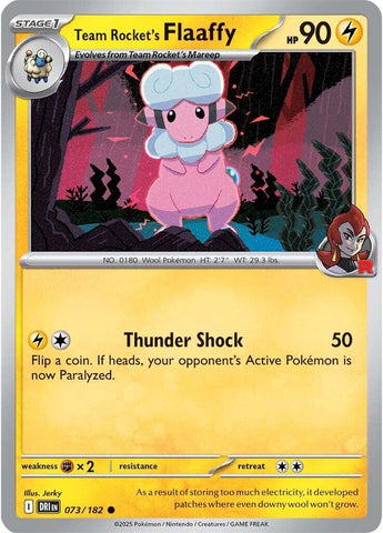 Team Rocket's Flaaffy (073/182) [Scarlet & Violet: Destined Rivals] - The Mythic Store | 24h Order Processing