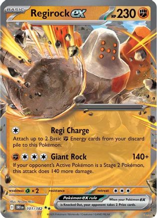 Regirock ex (101/182) [Scarlet & Violet: Destined Rivals] - The Mythic Store | 24h Order Processing