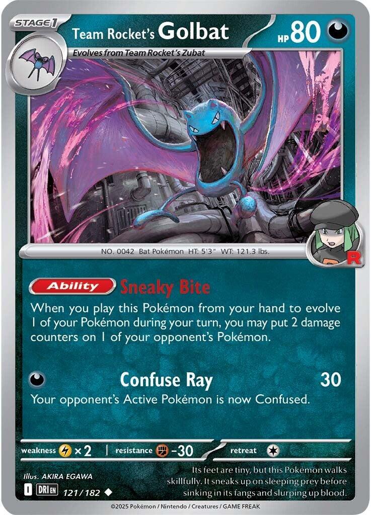 Team Rocket's Golbat (121/182) [Scarlet & Violet: Destined Rivals] - The Mythic Store | 24h Order Processing