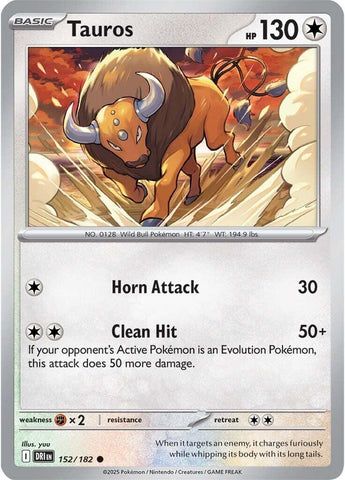 Tauros (152/182) [Scarlet & Violet: Destined Rivals] - The Mythic Store | 24h Order Processing