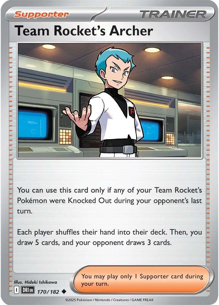 Team Rocket's Archer (170/182) [Scarlet & Violet: Destined Rivals] - The Mythic Store | 24h Order Processing