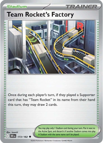 Team Rocket's Factory (173/182) [Scarlet & Violet: Destined Rivals] - The Mythic Store | 24h Order Processing