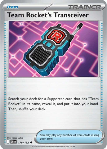 Team Rocket's Transceiver (178/182) [Scarlet & Violet: Destined Rivals] - The Mythic Store | 24h Order Processing