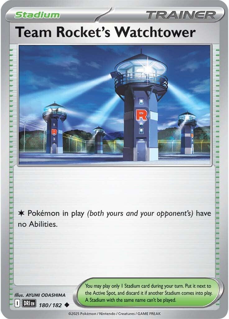 Team Rocket's Watchtower (180/182) [Scarlet & Violet: Destined Rivals] - The Mythic Store | 24h Order Processing