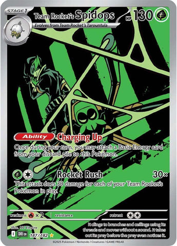 Team Rocket's Spidops (187/182) [Scarlet & Violet: Destined Rivals] - The Mythic Store | 24h Order Processing