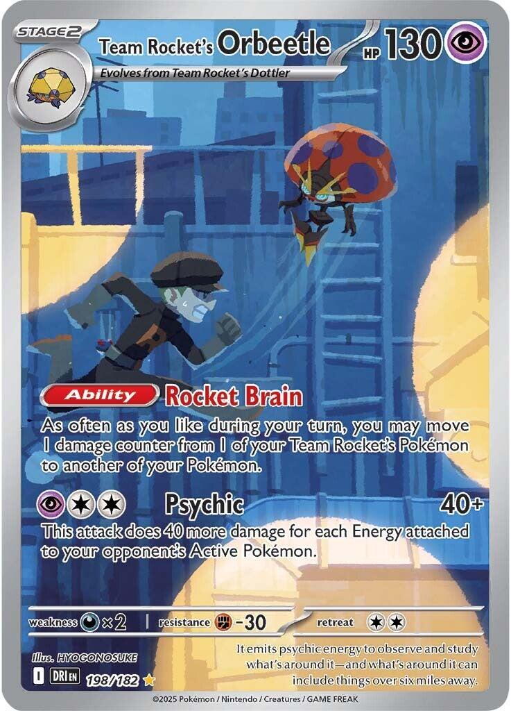 Team Rocket's Orbeetle (198/182) [Scarlet & Violet: Destined Rivals] - The Mythic Store | 24h Order Processing