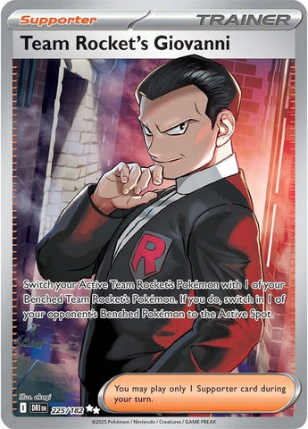 Team Rocket's Giovanni (225/182) [Scarlet & Violet: Destined Rivals] - The Mythic Store | 24h Order Processing
