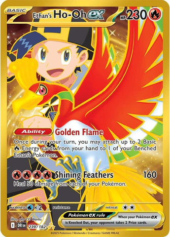 Ethan's Ho-Oh ex (239/182) [Scarlet & Violet: Destined Rivals] - The Mythic Store | 24h Order Processing